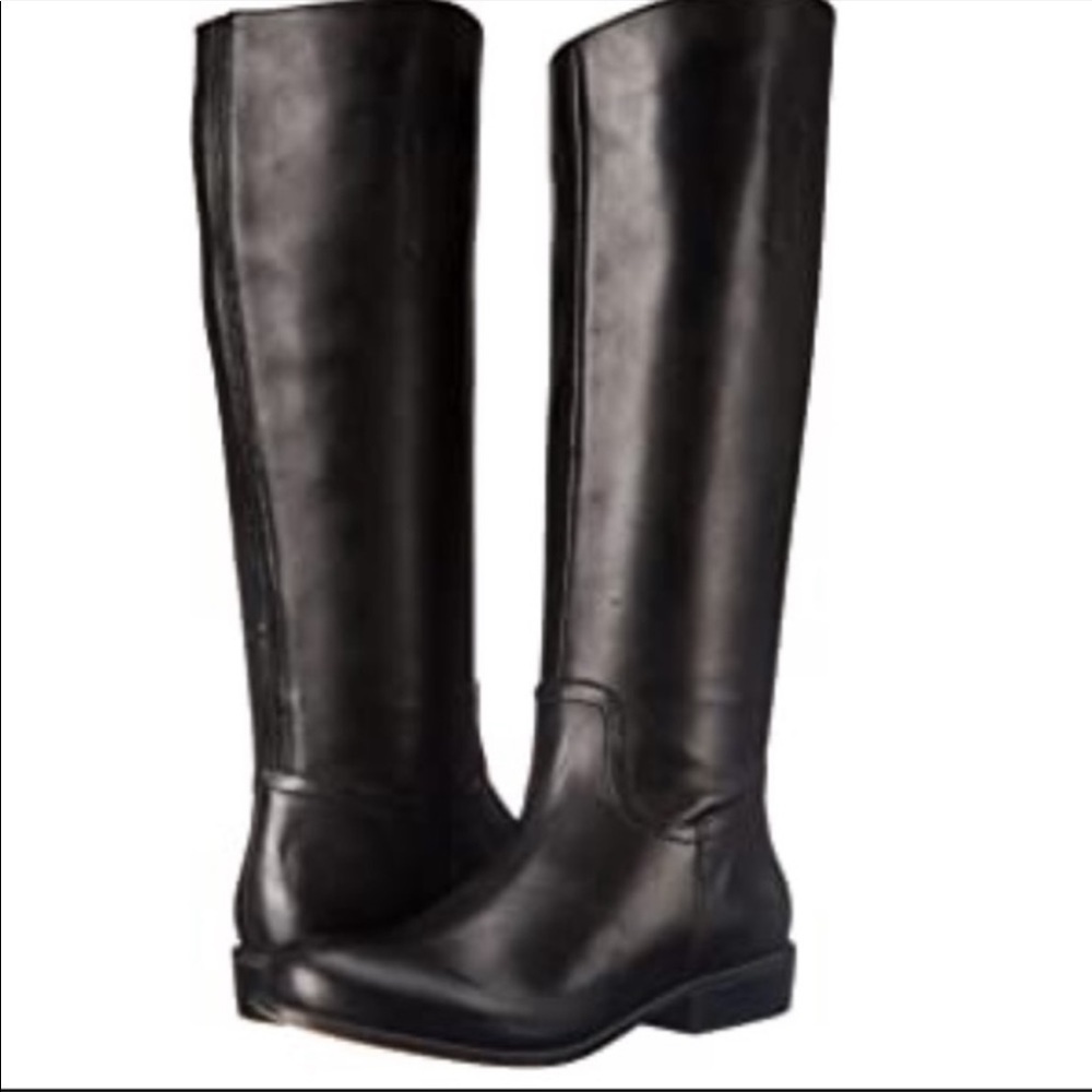 Corso Como Geneva Leather Riding‎ Boots in Black size 8